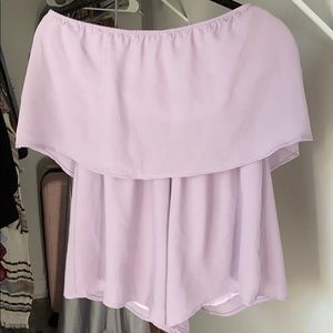 Off the shoulder romper